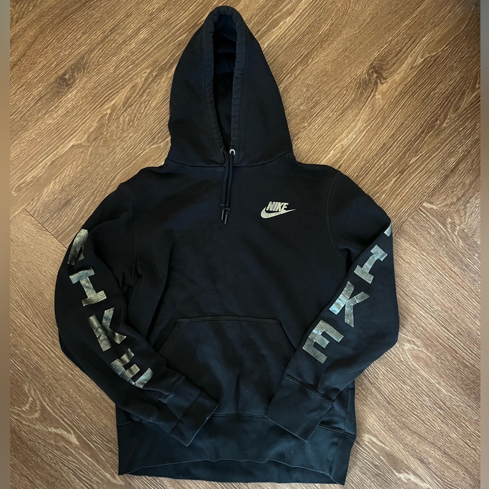 Nike Fleece Hoodie with Silver Accents